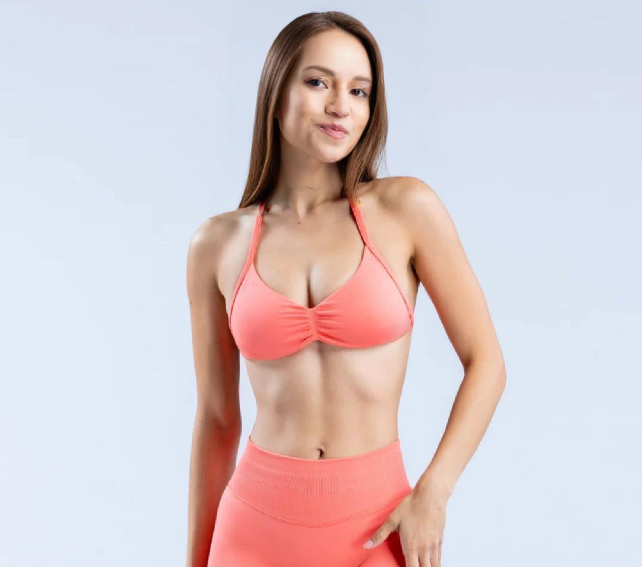 Ryze Sports Bra Peach
